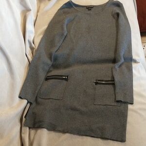 Sweater dress large gray